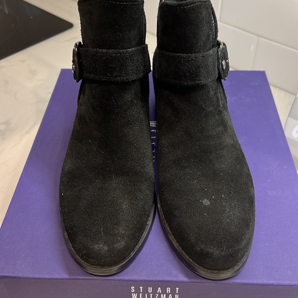 Stuart Weitzman black booties 7.5 - Picture 3 of 9
